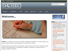 Tablet Screenshot of ochec.org